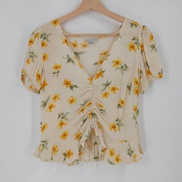 American Eagle Center Cinched Blouse - Picture 1 of 5